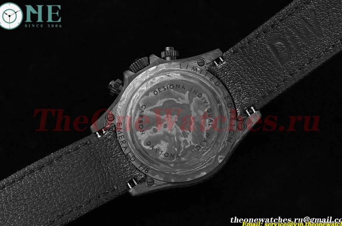 White 40mm Dial Daytona SA4130 DIW Carbon QF NY Black 1230